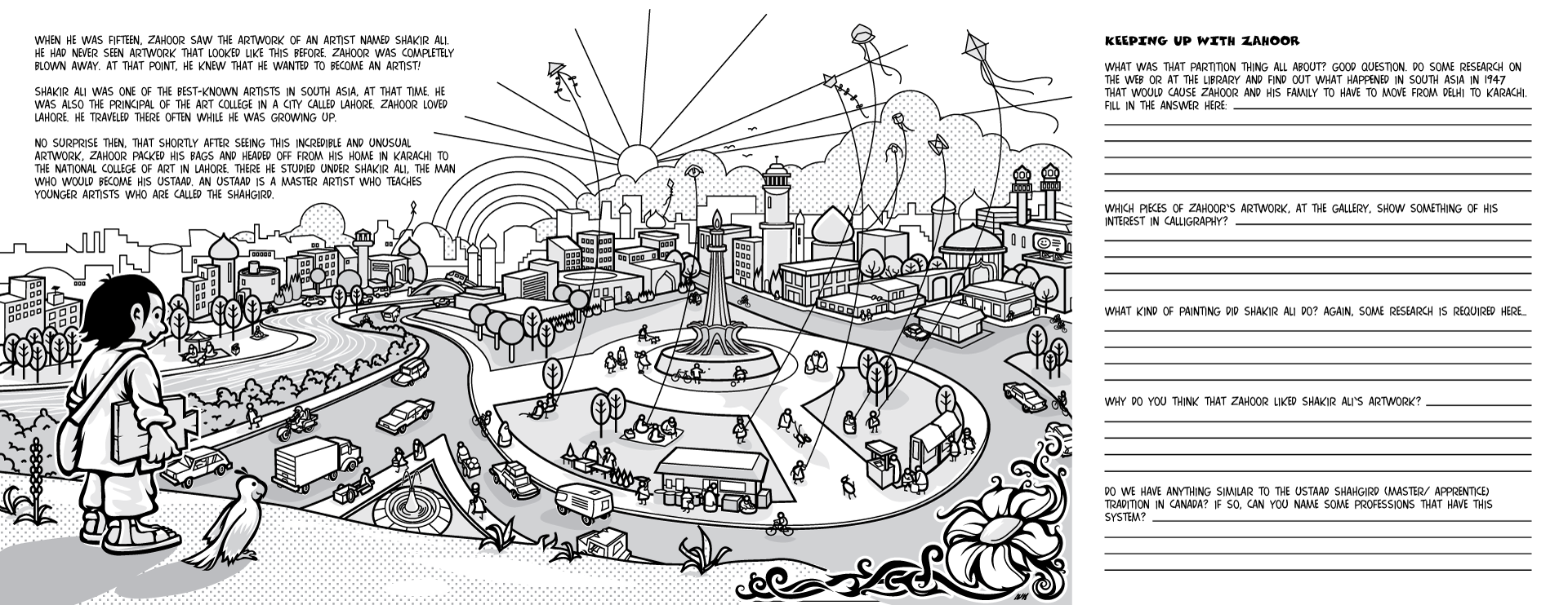 Takhti illustrated spread 3